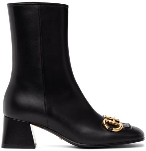 gucci leather horsebit ankle boots|Gucci Horsebit ankle boots.